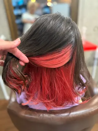 セミロング カラー キッズ 1+unplus所属・高杉 愛のヘアスタイル
