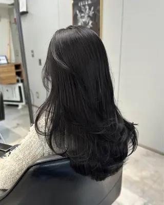 ロング カラー INTRO.by Fi-Ne所属・韓国ヘア 店長NEGIのヘアスタイル