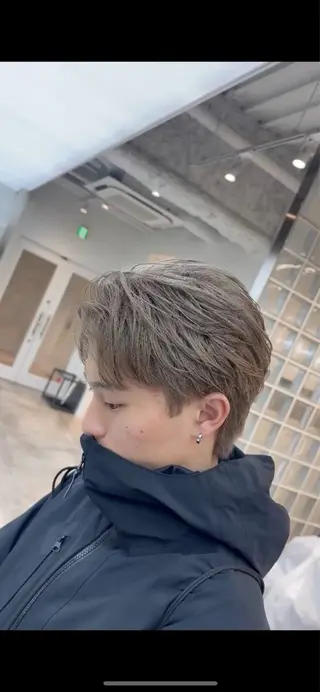 カラー メンズ 藤平海音/fifth PARKのヘアスタイル