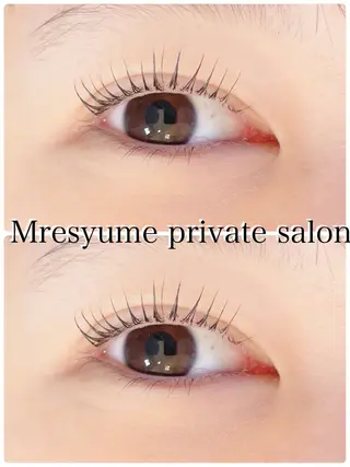 マツエク・マツパ Mresyume MAYUのマツエク・マツパデザイン