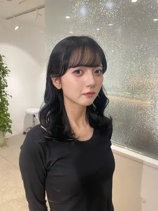 カラー AO所属・RISAKO 艶髪モテヘア🎀府中のヘアスタイル