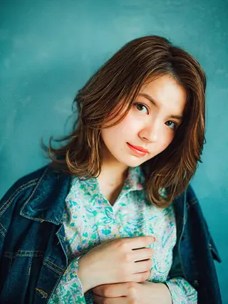 ミディアム カラー パーマ ヘアアレンジ トップスタイリスト ✨KIRIKA中野✨のヘアスタイル