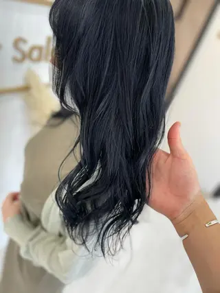 ミディアム カラー 難しい髪質の縮毛矯正 高岡/射水/髪質改善のヘアスタイル
