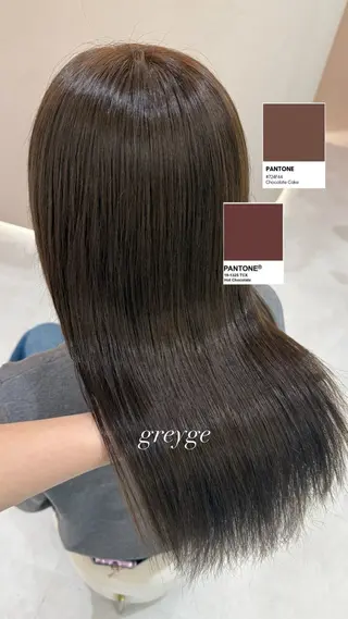 ロング カラー 🫧赤み消しカラー nanami🫧のヘアスタイル