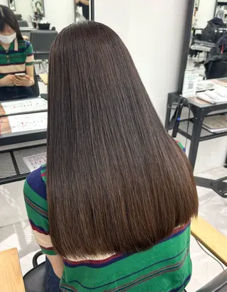 ロング ちょめ/八王子 ZEST emuのヘアスタイル