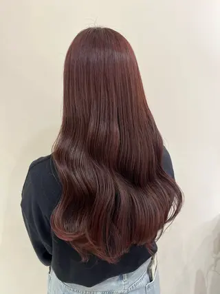 ロング 🫧オリーブカラー/ 酸性縮毛矯正銀座🫧のヘアスタイル