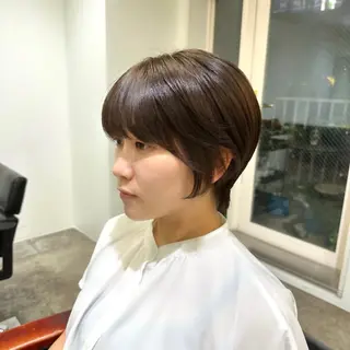 ショート カラー 【似合わせ、垢抜け ヘア】KAEDEのヘアスタイル