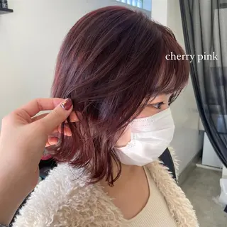 ミディアム カラー recipe 黒木 彩那のヘアスタイル