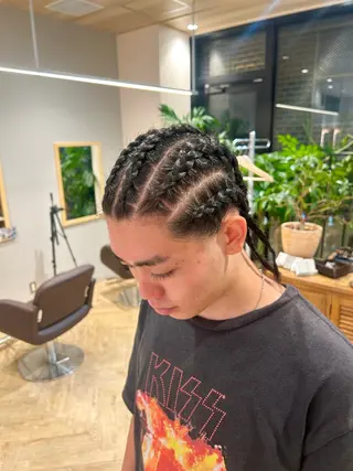 ヘアアレンジ メンズ 丸みボブ/メンズ /大山杏奈🌙のヘアスタイル