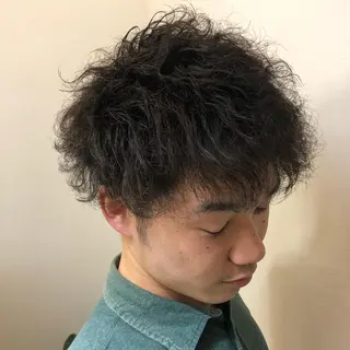 パーマ メンズ 迫 祐太のヘアスタイル