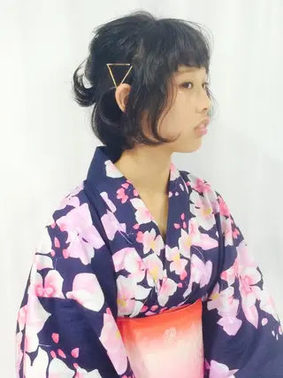 ショート ヘアアレンジ LUCK本厚木 浦住 貴大のヘアスタイル