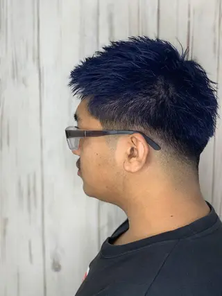 メンズ ヲタク美容師 店長　上原のヘアスタイル