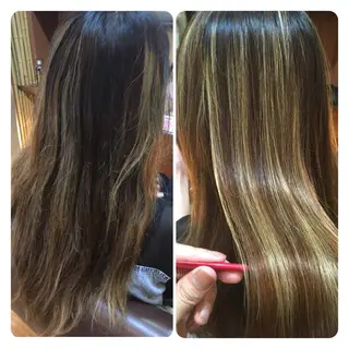 ロング パーマ 菅村 勇亮のヘアスタイル