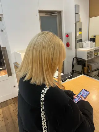 ミディアム カット/パーマモデル 募集🩵　yukaのヘアスタイル