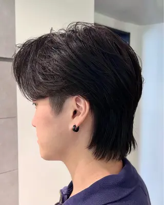 パーマ メンズ Qin shaire salon 原宿verno店所属・【センターパート】 ETO／江藤翼の眉毛・アイブロウイメージ