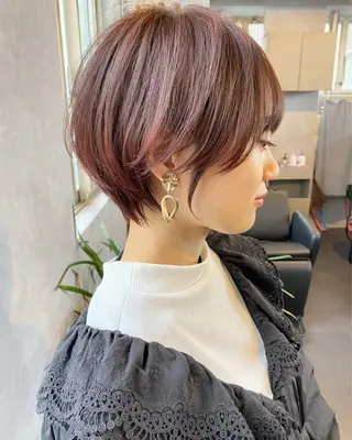 ショート Lond mare 天神大名店所属・✨ウメダナオヤ✨ 時短×大人ショートのヘアスタイル