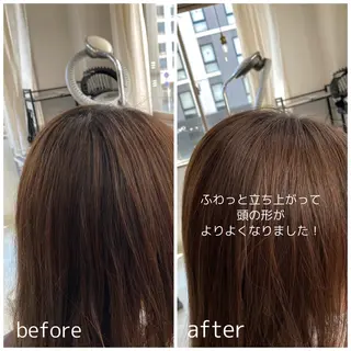 ミディアム パーマ お洒落パーマ/ 艶カラー/michiのヘアスタイル