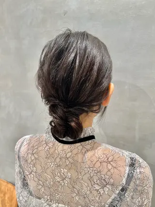 ヘアアレンジ charm《銀座》 ヘアセット/縮毛矯正のヘアスタイル