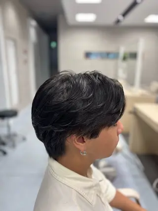 ショート パーマ メンズ メンズ特化韓国風 パーマスタイル/りんのヘアスタイル