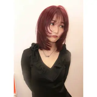ミディアム Kanna 神奈のヘアスタイル