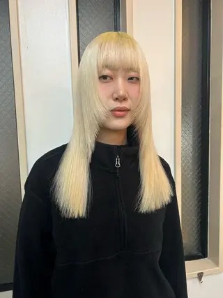 ロング カラー ハイトーンカラー ⭐️NAZUNAのヘアスタイル