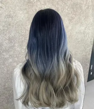 ロング カラー UNDER vr 【アンダーバー】のヘアスタイル