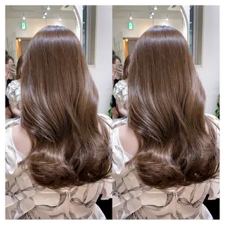 セミロング カラー 村山 茉衣のヘアスタイル