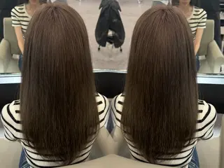 ロング ブリーチで叶える透明 感カラーTakeruのヘアスタイル