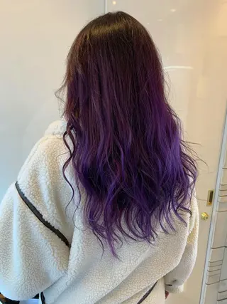 セミロング カラー 美髪形成！色素改善！ 秋田　和輝のヘアスタイル