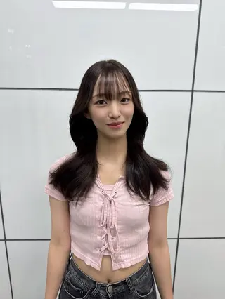 セミロング レイヤーカット/髪質 改善/Hayatoのヘアスタイル