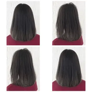 ミディアム カラー KIZU 髪質改善 オカルト怪談のヘアスタイル