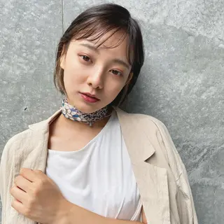 細めハイライト🩶 ボブ/レイヤーカットのヘアスタイル