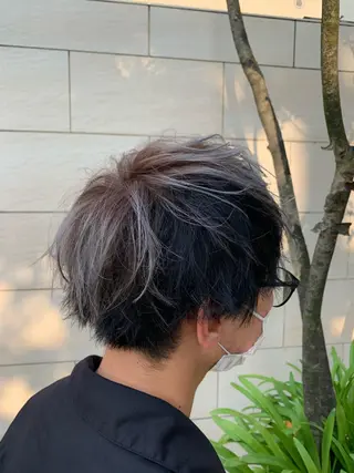 ショート メンズ アキモト マサキ/ パーマ人気NO1のヘアスタイル