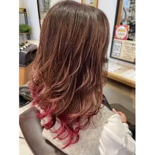 セミロング カラー EARTH kazu🐰のヘアスタイル