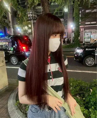 ロング inq名駅店所属・rion/ 名古屋/カラーのヘアスタイル