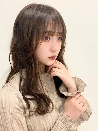 ロング カラー 倉持美雪 ＊幸せの伝導師＊のヘアスタイル