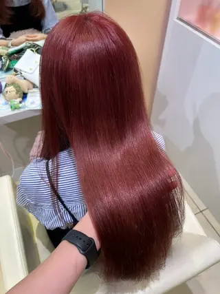 ロング カラー 𝐌𝐢𝐤𝐮/ オタク/暖色カラーのヘアスタイル
