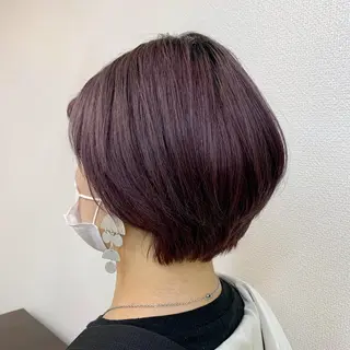 ショート カラー ✨艶カラー/韓国ヘア ✨momoriのヘアスタイル
