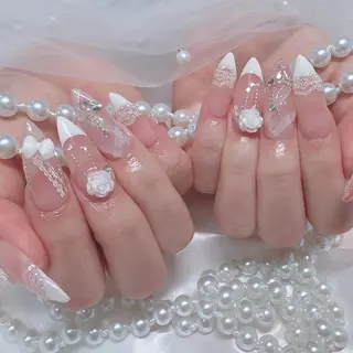 ネイル Marin🩵 Hinari🧸🎀のネイルデザイン