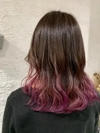 ミディアム カラー 堀 直人のヘアスタイル