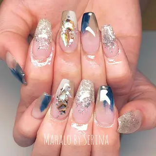 ミディアム カラー ネイル SUNNY BAE. SERINAのネイルデザイン