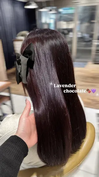 ロング カラー 韓国風/透明感 🎀𝑹𝒖𝒌𝒂のヘアスタイル