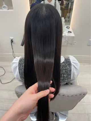 ロング 透明感カラー りゅうせいのヘアスタイル