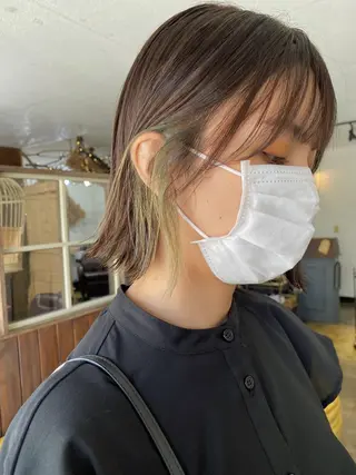 カラー 艶カラー🫧 MOMOYOのヘアスタイル