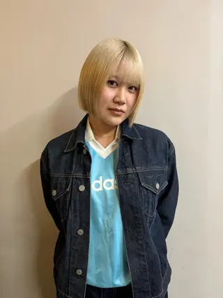 ショート カラー ロングレイヤー ¥0🎀MEIのヘアスタイル