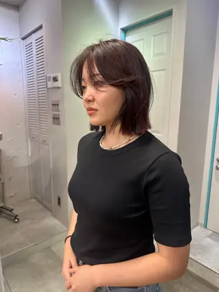 ショート saya🎀似合わせ レイヤーカットのヘアスタイル