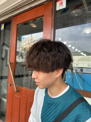 ミディアム メンズ Barber Tribe所属・メンズショート/ フェード/超駅近のヘアスタイル