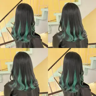 カラー 渋谷:インナーカラー ／🍒エリカ🍒のヘアスタイル