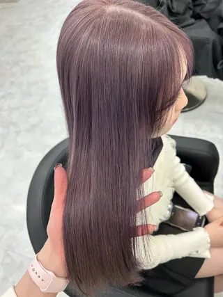 ロング 淡色ラベンダー♡ ニーナ🎀🦙のヘアスタイル