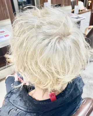 ショート カラー メンズ AYL　hair桃花台所属・菅野 奏のヘアスタイル